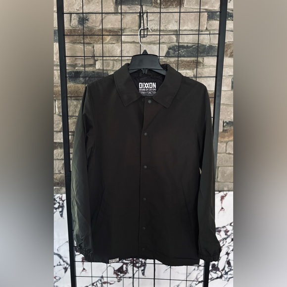 DIXXON Other - DIXXON Men's Dark Olive/Black Blank Coaches Jacket Size: XS NWOT
